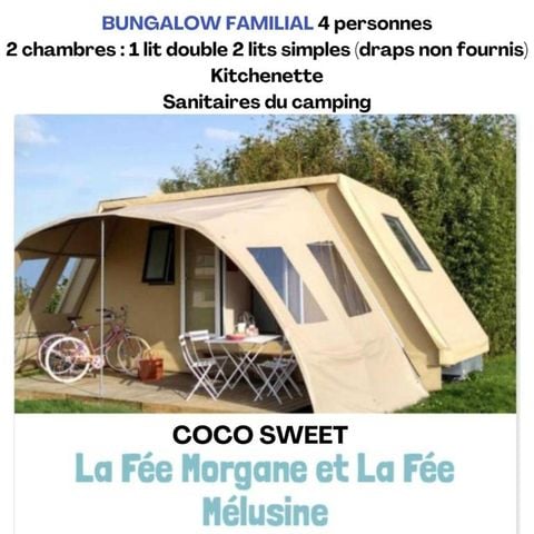 TENTE 4 personnes - Coco-sweet - La fée Morgane