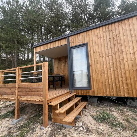 MOBILHOME 4 personas - Confort + 2 dormitorios terraza integrada