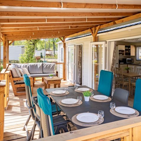 MOBILE HOME 6 people - 3-bedroom Comfort Lounge with dishwasher