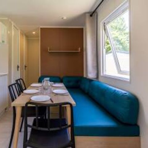 Stacaravan 5 personen - CAMELEON + CLIM groot overdekt terras
