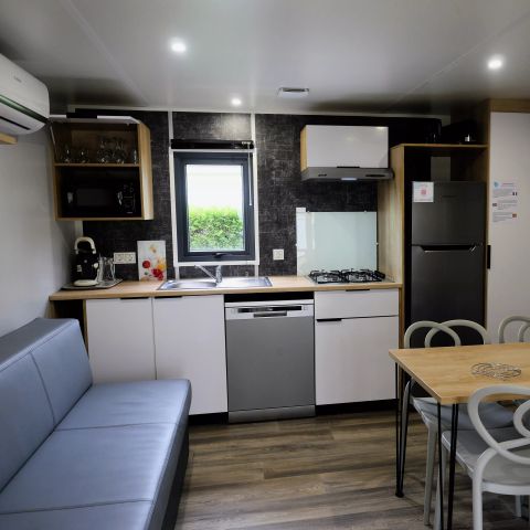 Mobilheim 4 Personen - Laurier 3 Zimmer 4 Personen Klimatisiert + TV 2sdb