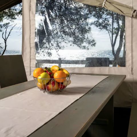 CANVAS AND WOOD TENT 5 people - Safari tent Luxe