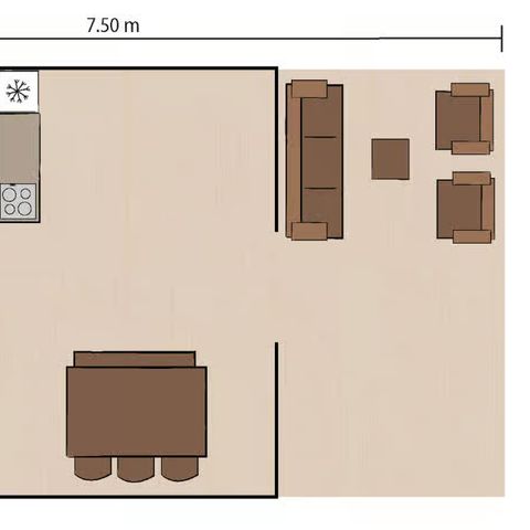 CANVAS AND WOOD TENT 5 people - Safari tent Luxe