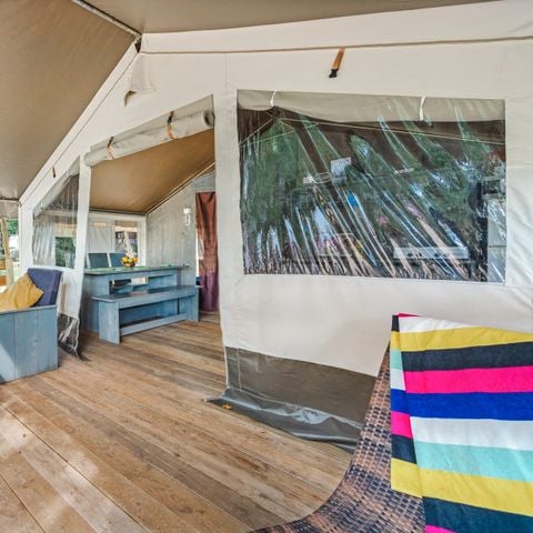 TENTE TOILE ET BOIS 5 personnes - Naturist Solaris - Tente Safari de luxe