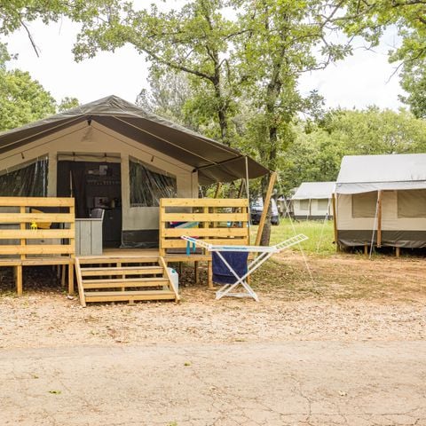 TENTE TOILE ET BOIS 5 personnes - Naturist Solaris - Tente Safari de luxe