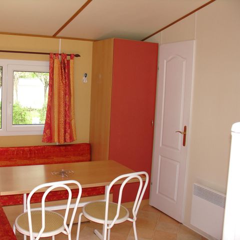 Stacaravan 5 personen - COSY-CLIM 2 kamers (airconditioning - TV - terras 12m² - oppervlakte 28m²)