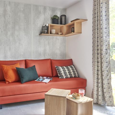 CASA MOBILE 6 persone - LUXURY 3 camere (aria condizionata - lavastoviglie - TV - terrazza coperta 17m² - superficie 34m²)