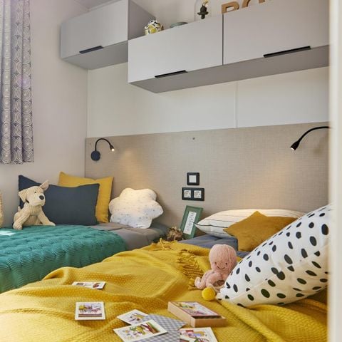 MOBILE HOME 6 people - LUXURY 3 bedrooms (air conditioning - dishwasher - TV - covered terrace 17m² - surface area 34m²)