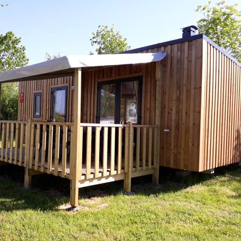 Mobile home 6 persons - Prestige Trio - 3 bedrooms - 2 bathrooms - 2 WC - CLIM - TV + Dishwasher
