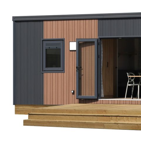 Mobile home 6 persons - Prestige Trio - 3 bedrooms - 2 bathrooms - 2 WC - CLIM - TV + Dishwasher