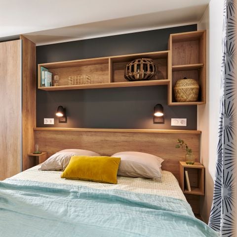 Stacaravan 6 personen - Prestige Duo - 2 slaapkamers - 2 badkamers - 2 WC - CLIM - TV + Afwasmachine