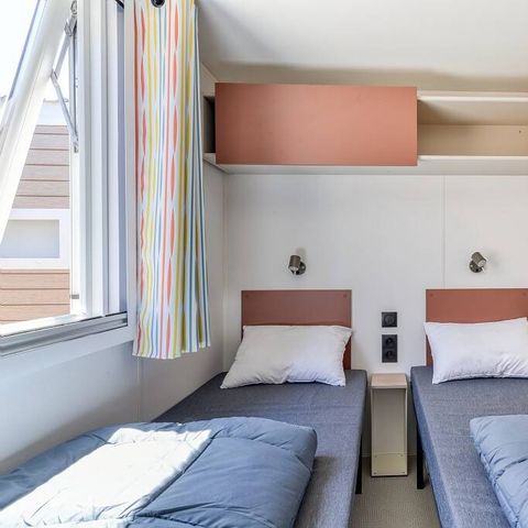 Stacaravan 6 personen - Premium | 3 Slaapkamers | 6 Pers | *Terrasse Lounge* | 1 Badkamer | Airconditioning