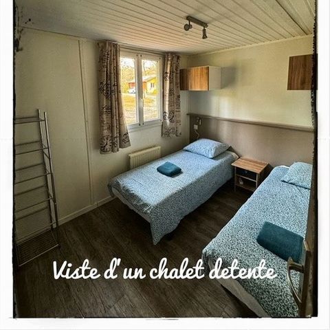 Chalet 4 persons - Détente 2Ch. 4 / 6 pers (2 extra people possible contact the campsite)