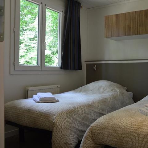 Chalet 4 persons - Holiday 2Ch 4/6p (2 additional people possible with supplement contact the campsite)