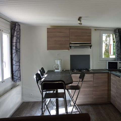 CHALET 4 personas - Vacaciones 2Ch 4/6p (2 personas adicionales posibles con suplemento contactar con el camping)