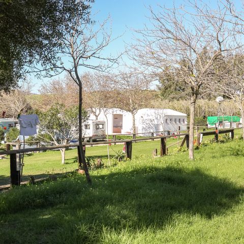 Kampeerplaats - GEMIDDELDE SCHADUWRIJKE TERRASLOCATIE