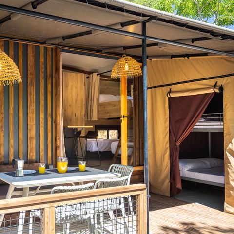 Stacaravan 6 personen - KLEIN HUIS AURA