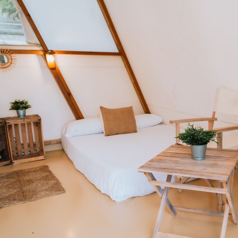 Tente en toile et en bois 4 personnes - OASIS TENT