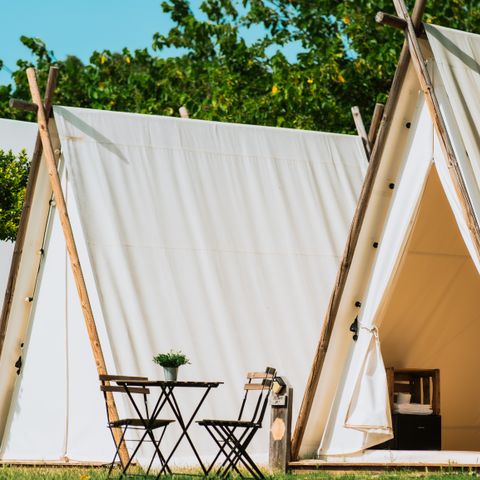Tente en toile et en bois 2 personnes - KALA TENT
