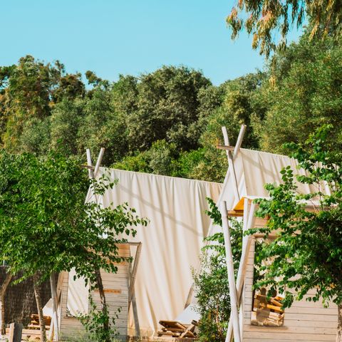 Tente en toile et en bois 2 personnes - KALA TENT
