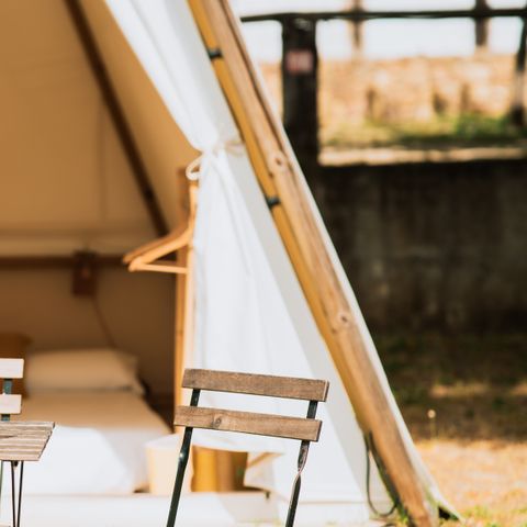 Tente en toile et en bois 2 personnes - KALA TENT