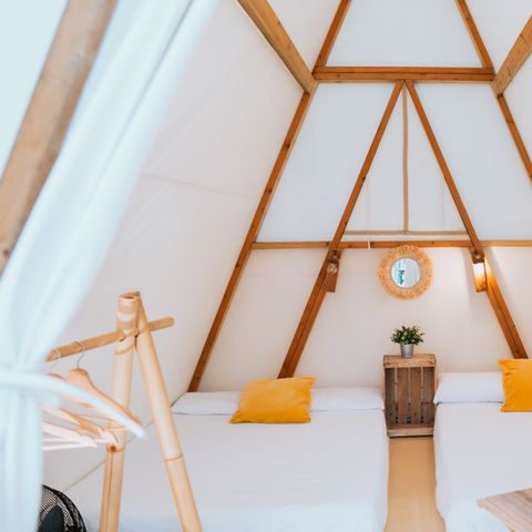 Tente en toile et en bois 4 personnes - BRUMA TENT