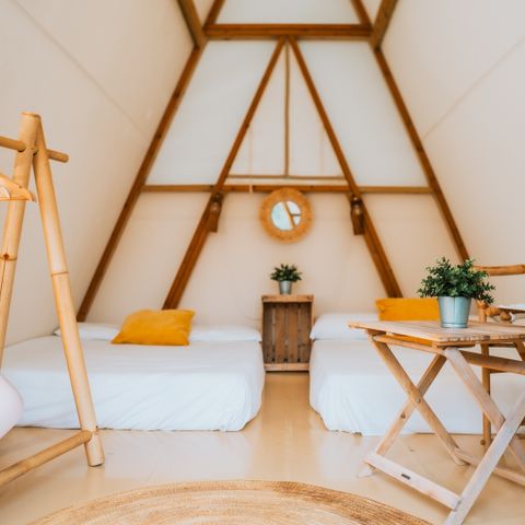 Tente en toile et en bois 4 personnes - BRUMA TENT