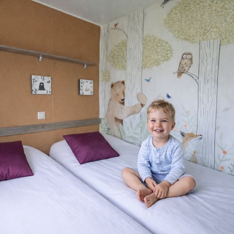 Stacaravan 6 personen - Gezellig huisje