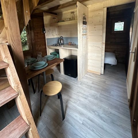 Tente en toile et en bois 3 personnes - Tente Bivouac