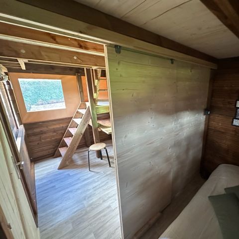 Tente en toile et en bois 3 personnes - Tente Bivouac