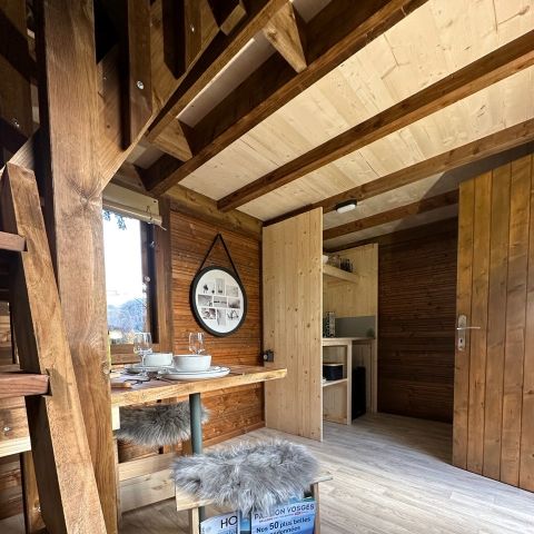 Tente en toile et en bois 3 personnes - Tente Bivouac