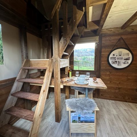 Tente en toile et en bois 2 personnes - Tente Bivouac