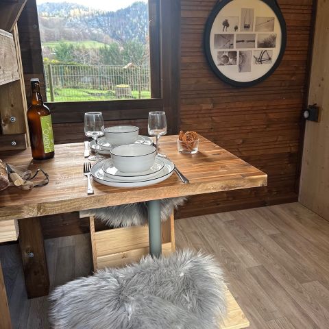 Tente en toile et en bois 2 personnes - Tente Bivouac