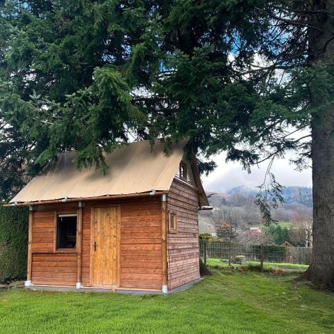 Tente en toile et en bois 2 personnes - Tente Bivouac
