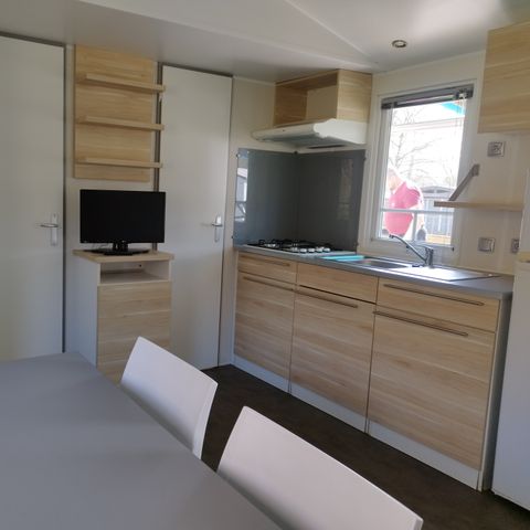 Stacaravan 6 personen - Stacaravan met 3 slaapkamers