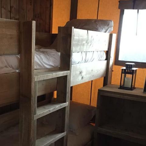 Tente en toile et en bois 6 personnes - Tente Lodge