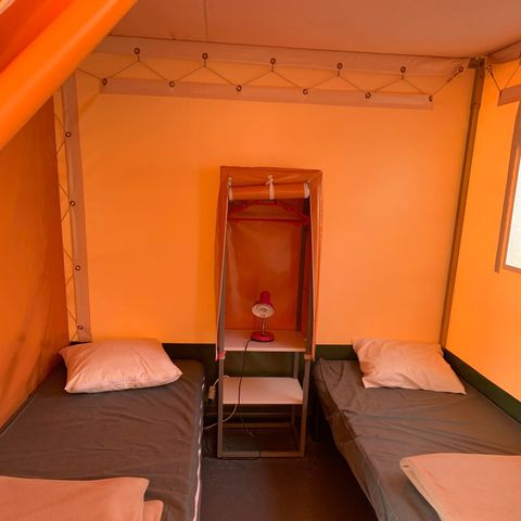 Glamping tent 4 persons - 2-bedroom canvas bungalow