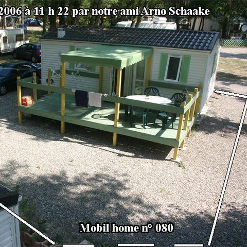 Stacaravan 6 personen - Stacaravan 4/6 slaapplaatsen met 2 badkamers