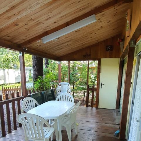 Stacaravan 4 personen - Vintage stacaravan met 2 slaapkamers