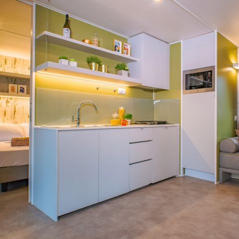 Stacaravan 4 personen - Junior Suite Mediterranea Plus