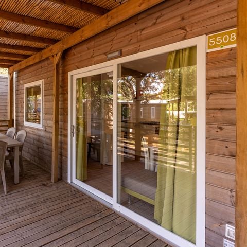 Stacaravan 4 personen - Lodge Superieur Gezin