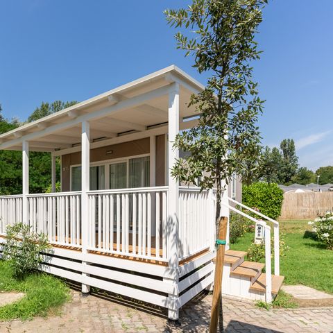 Stacaravan 4 personen - Lodge Deluxe - Huisdieren toegestaan