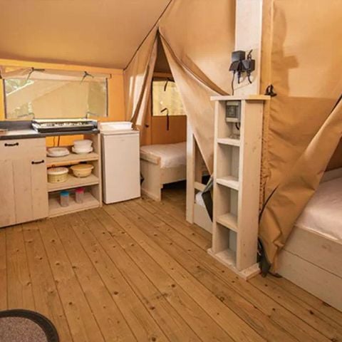 Albergue 5 personas - Tienda Eco Lodge | 2 Dormitorios | 4/5 Pers | Sin baño