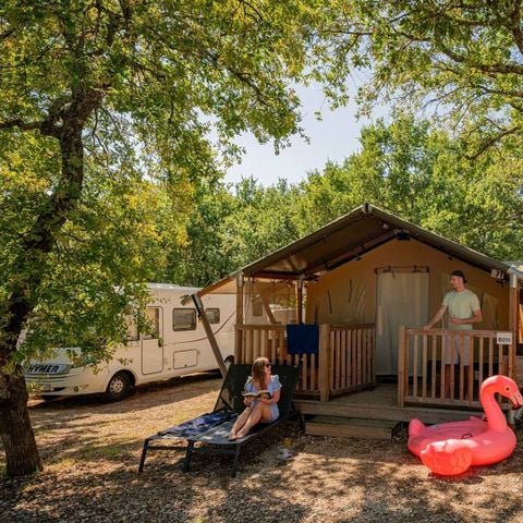 LODGE 5 people - Eco Lodge Tent | 2 Bedrooms | 4/5 Pers | No bathroom