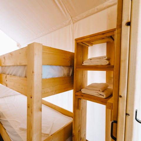Canvas and wooden tent 5 persons - SAFARI ARENA 5