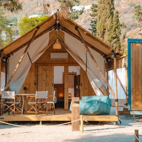 Canvas and wooden tent 5 persons - ARENA SAFARI 5 SEA VIEW
