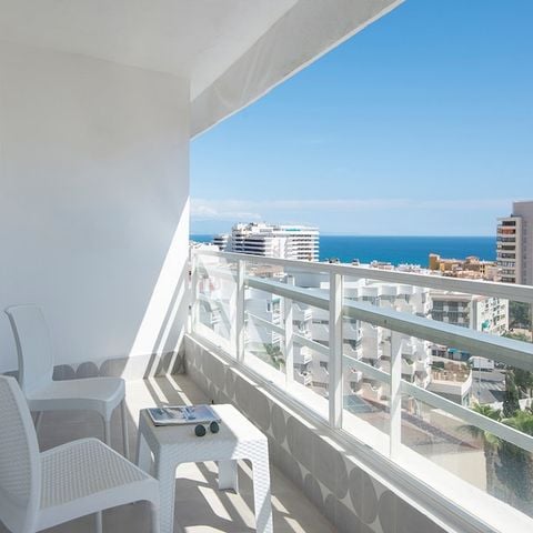 Hotelkamer 2 personen - Tweepersoonskamer Superior  - Uitzicht op Zee - Balkon