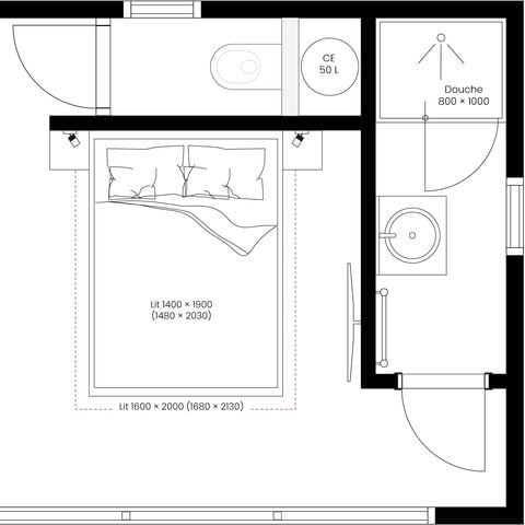 Lodge 2 persons - Cocoon de l'Ourthe