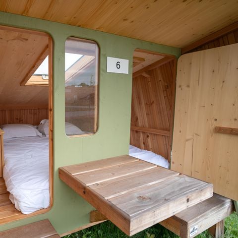 AUßERGEWÖHNLICHE UNTERKUNFT 2 Personen - Hütte Grashüpfer