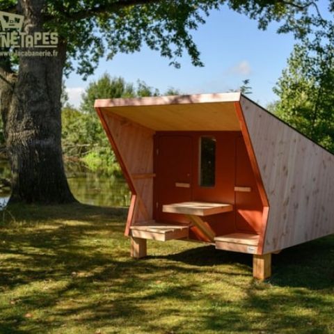 UNIEKE ACCOMMODATIE 2 personen - Cabanne Sauterelle - Geen Babybedje mogelijk - 1 kamer